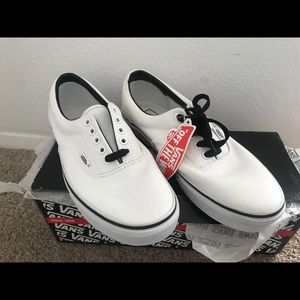 Vans - white with black detailing